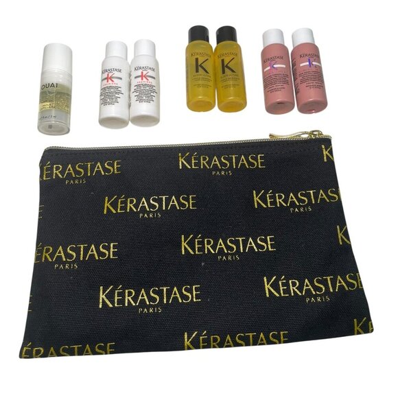 Kérastase Travel Haircare Set with Pouch – Elixir Ultime, Première, Chroma - Picture 1 of 6